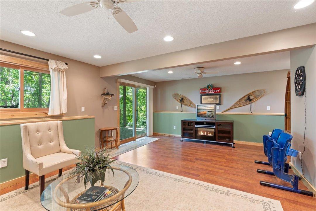 Lower level living space