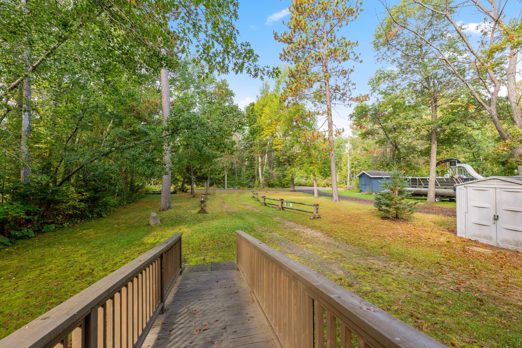 Ramp to the front yard/driveway