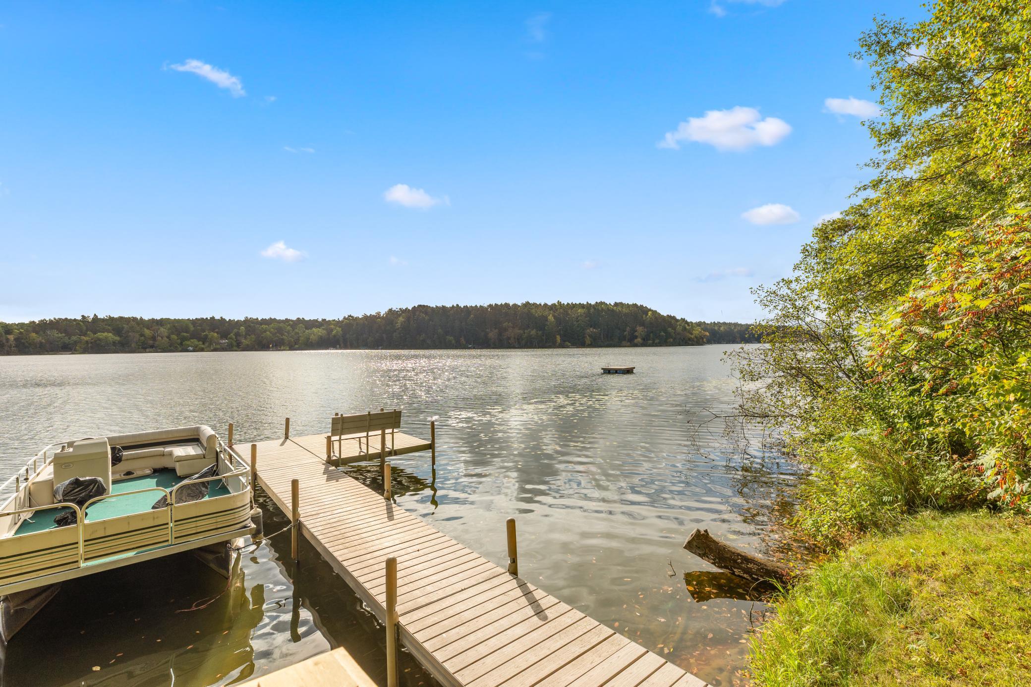 Park your boat, fish and swim off the dock