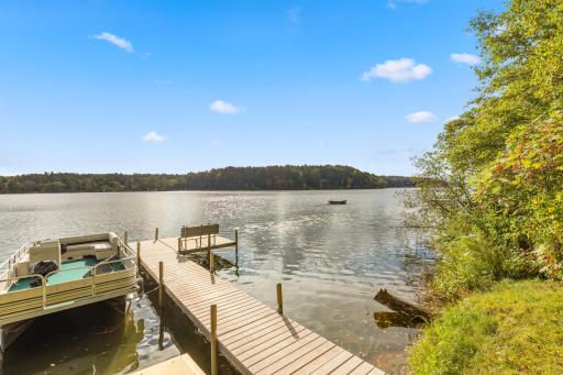 Park your boat, fish and swim off the dock