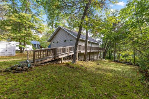Home is easily accessible with a ramp leading up to the entry