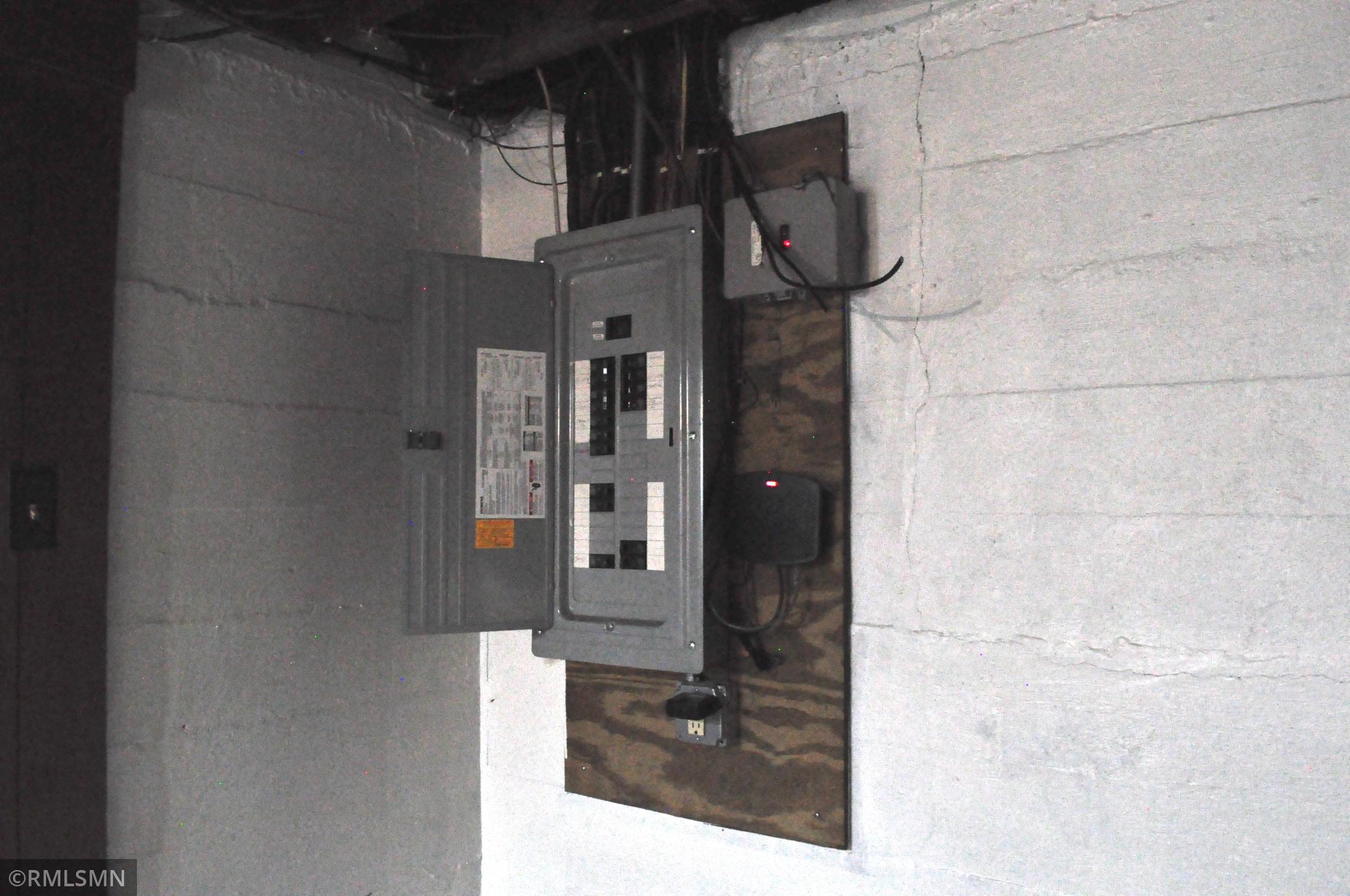 Electrical box in basement