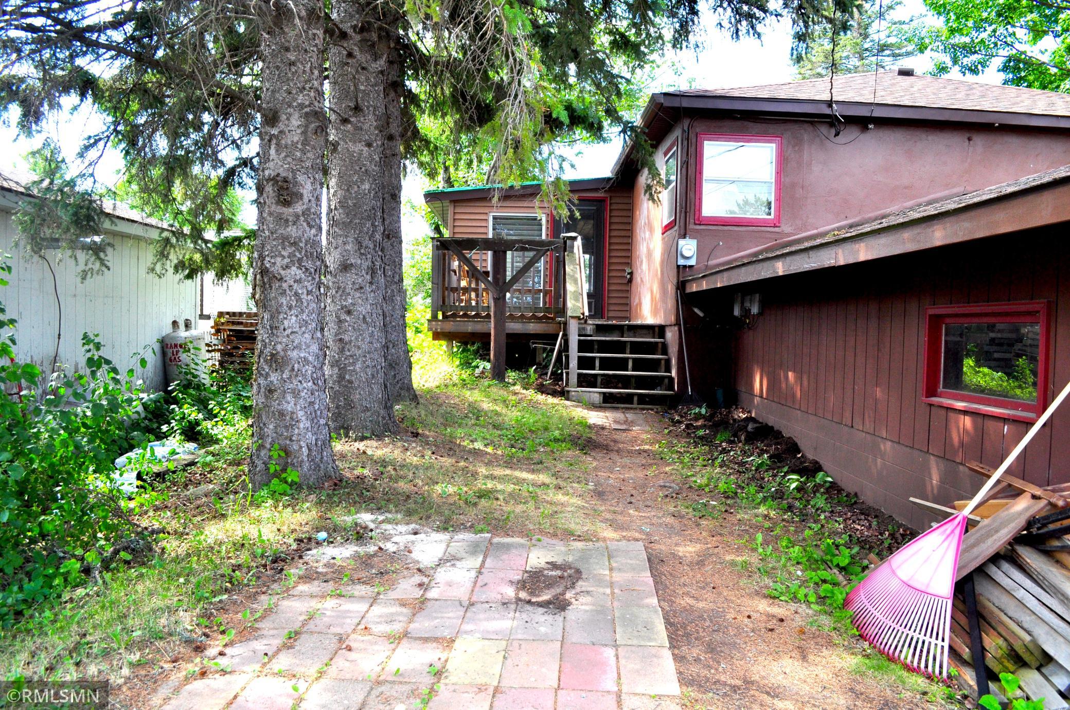 Porch near garage