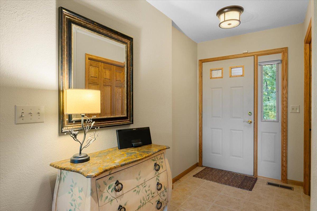 Spacious foyer
