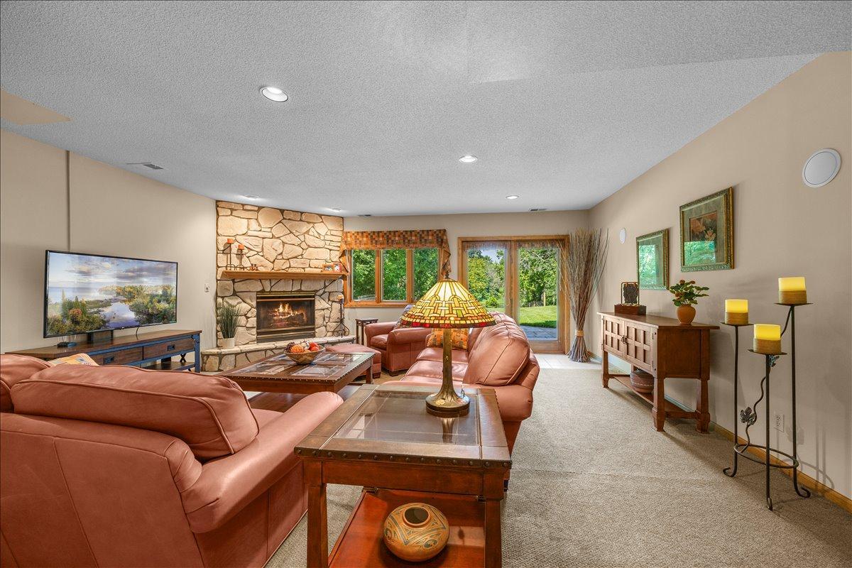 Huge lower level family room