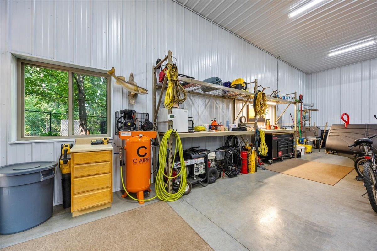 Heated with in floor radiant heat