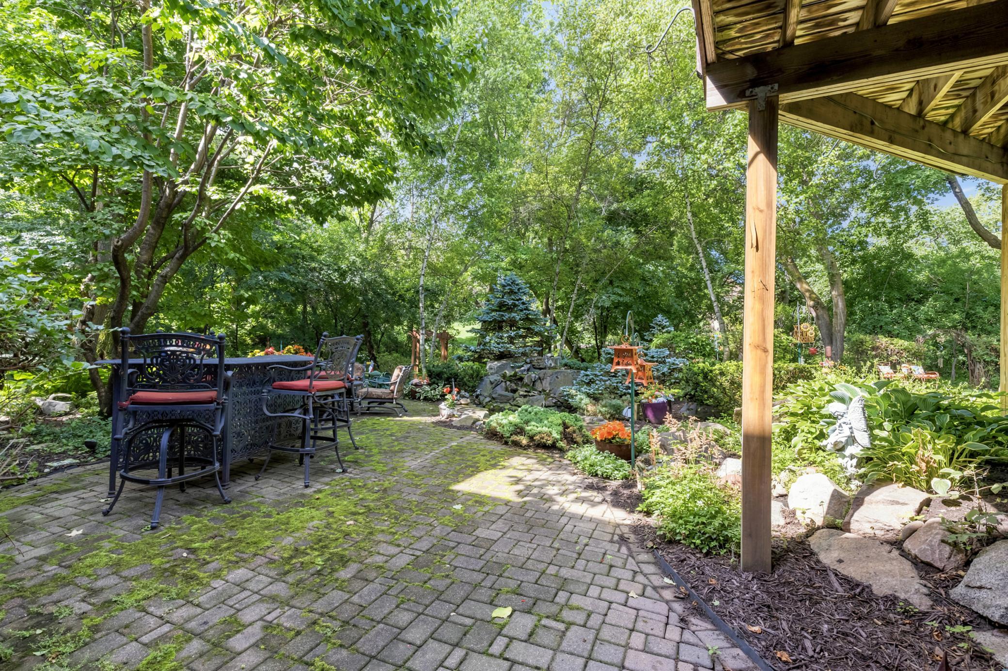 Patio Bar set up in lower