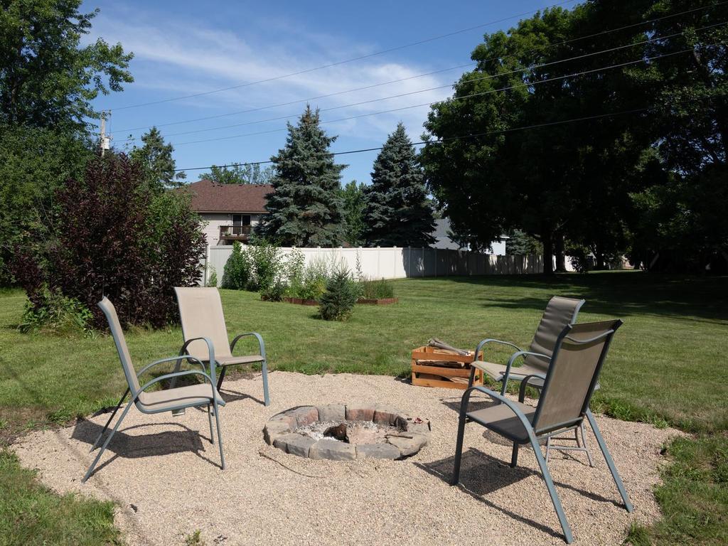 Gather around the backyard fire pit on cool Minnesota evenings
