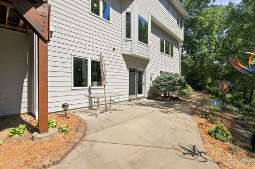 Lower level patio offers great outdoor entertaining space
