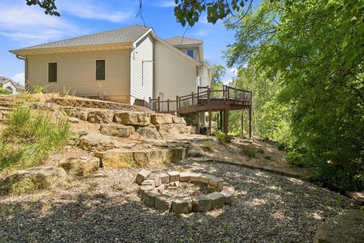 Private wooded lot with firepit and walking trails