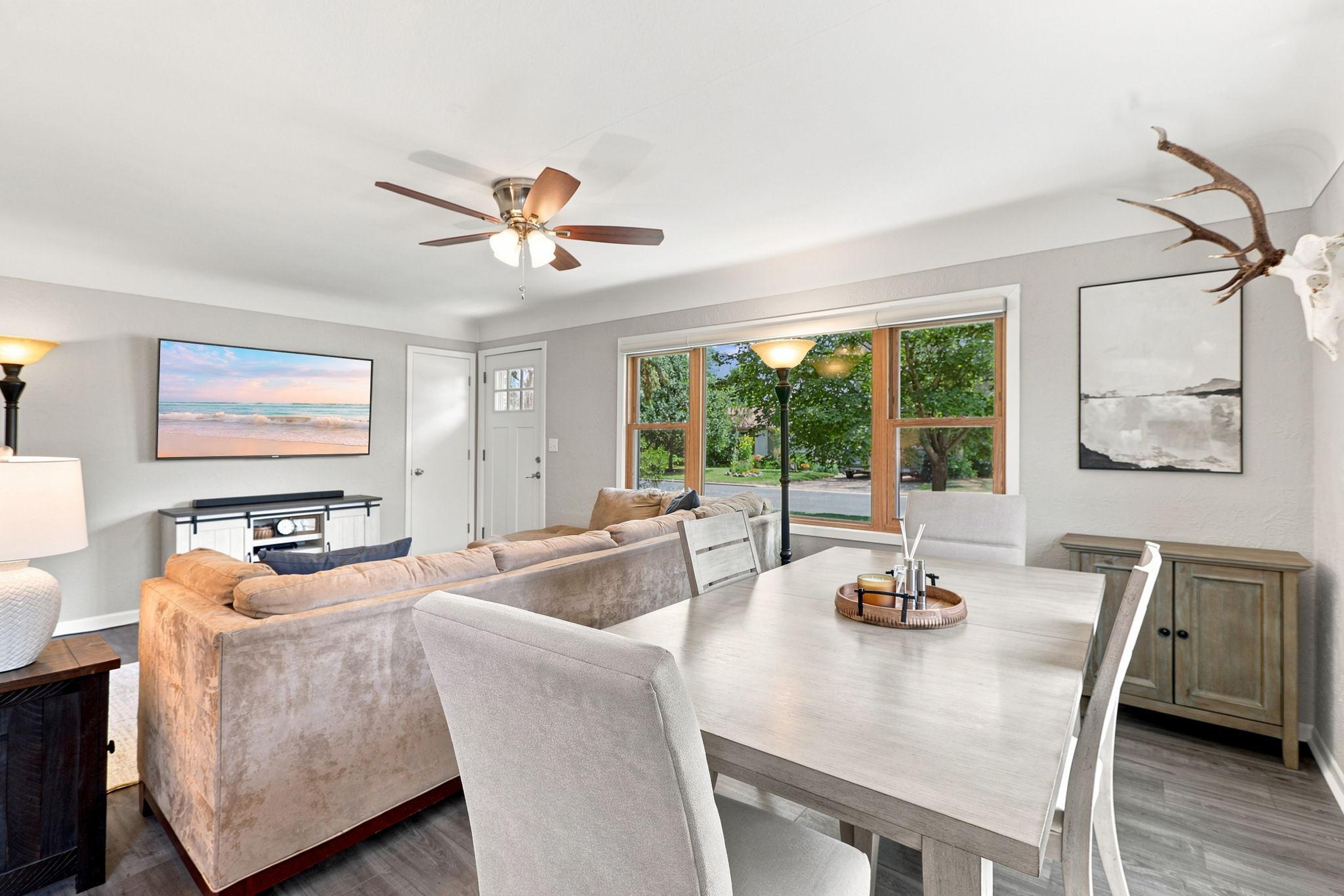 Plenty of natural light fills the main level!