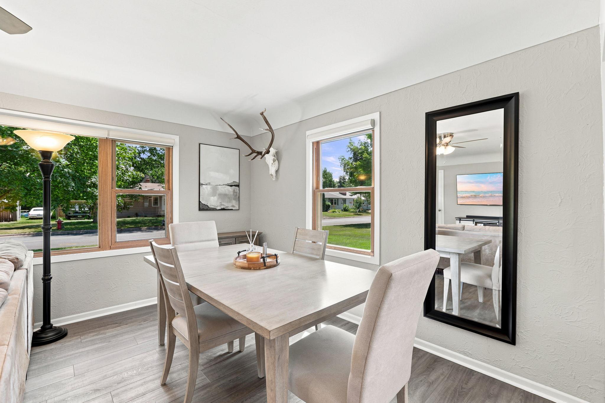 Informal dining space!