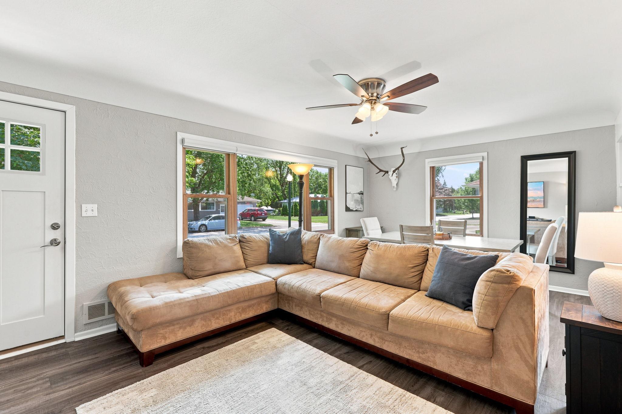 Luxury vinyl plank flooring on the main!