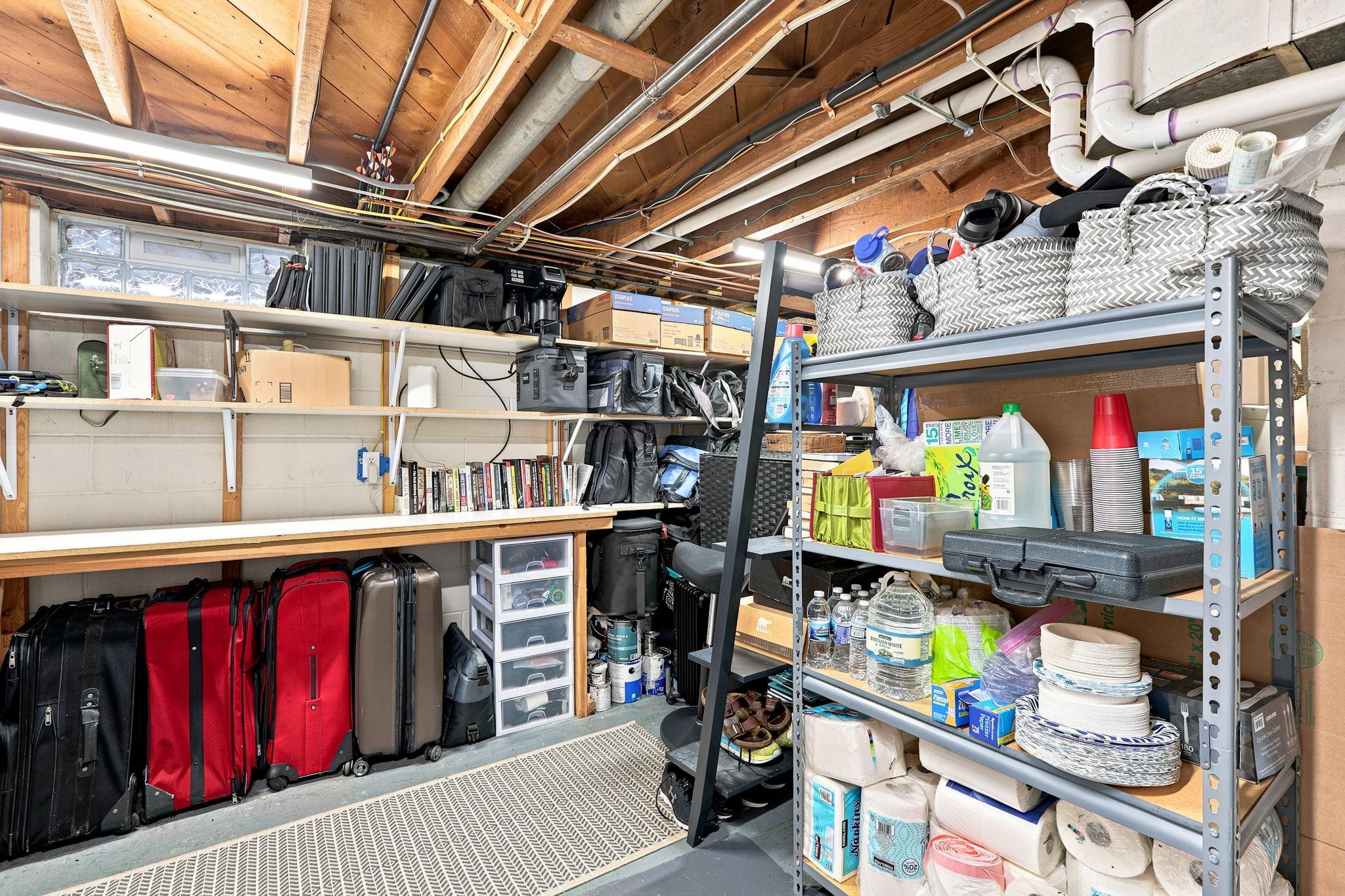 Plenty of storage space!