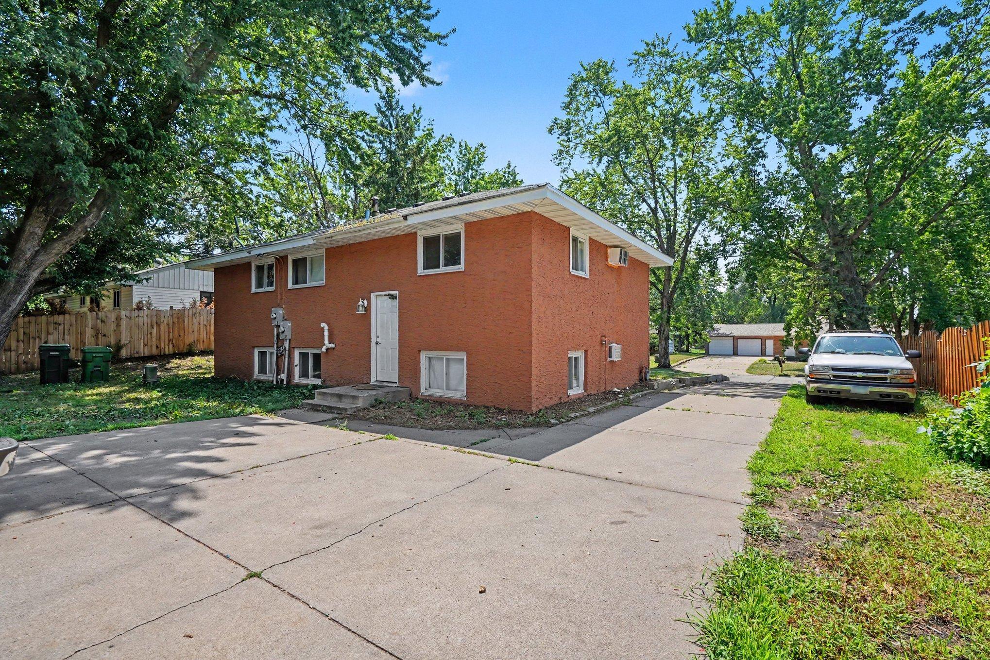 Large area for tenant parking