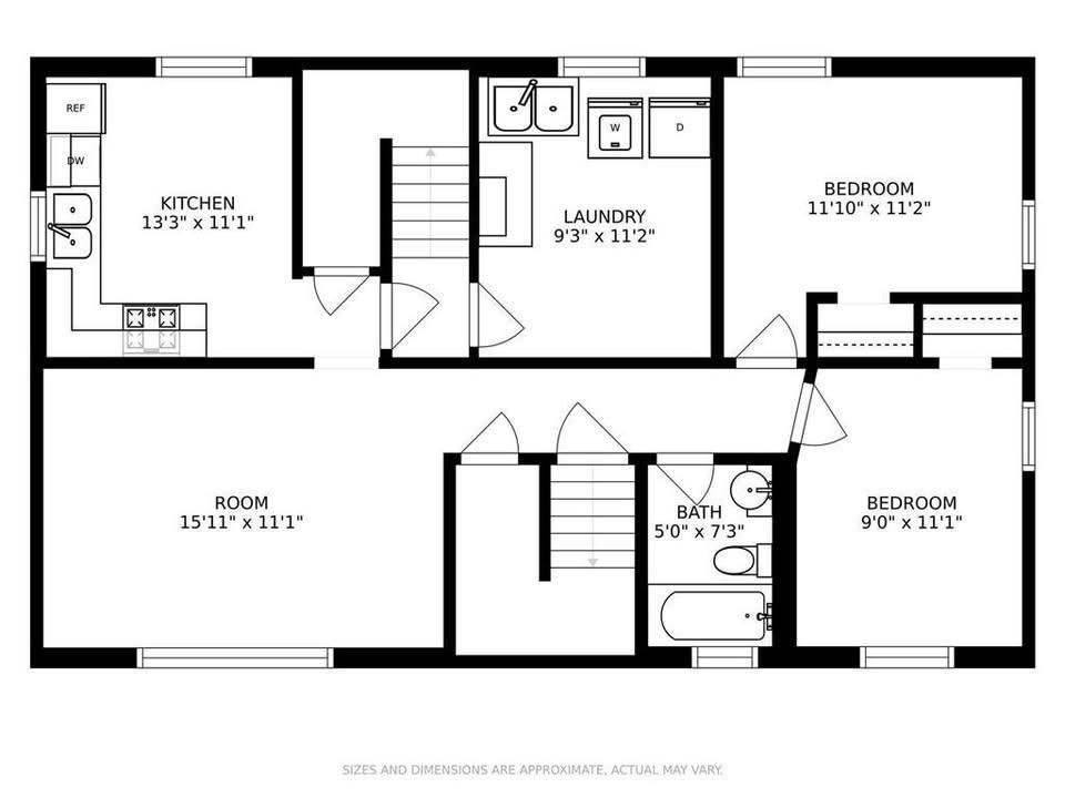 Lower level floorplan