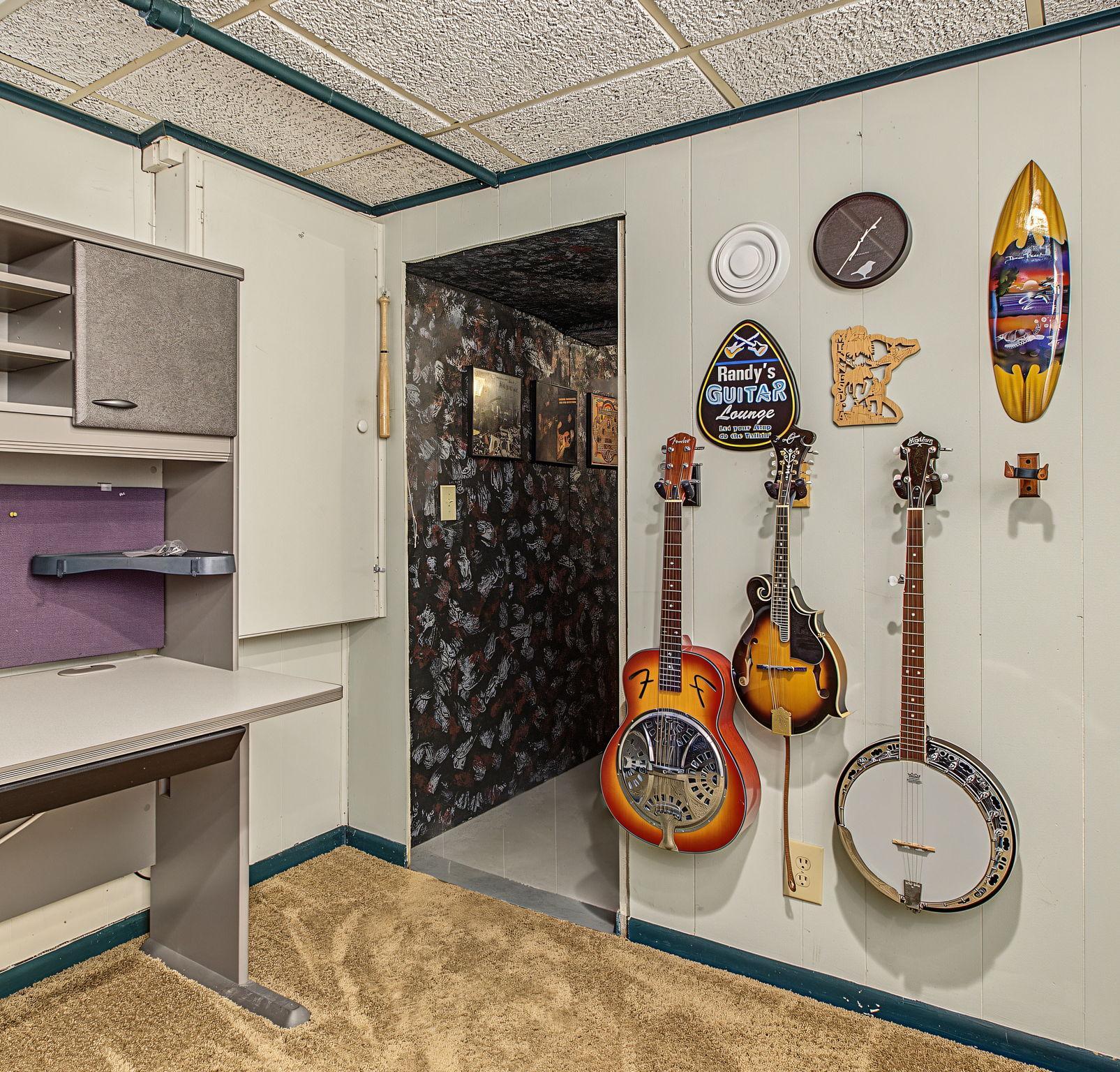 There is another room in the basement that can be used as an office, playroom, non-conforming bedroom or whatever suits your needs. It is also the entry point to the most talked about space in this house!