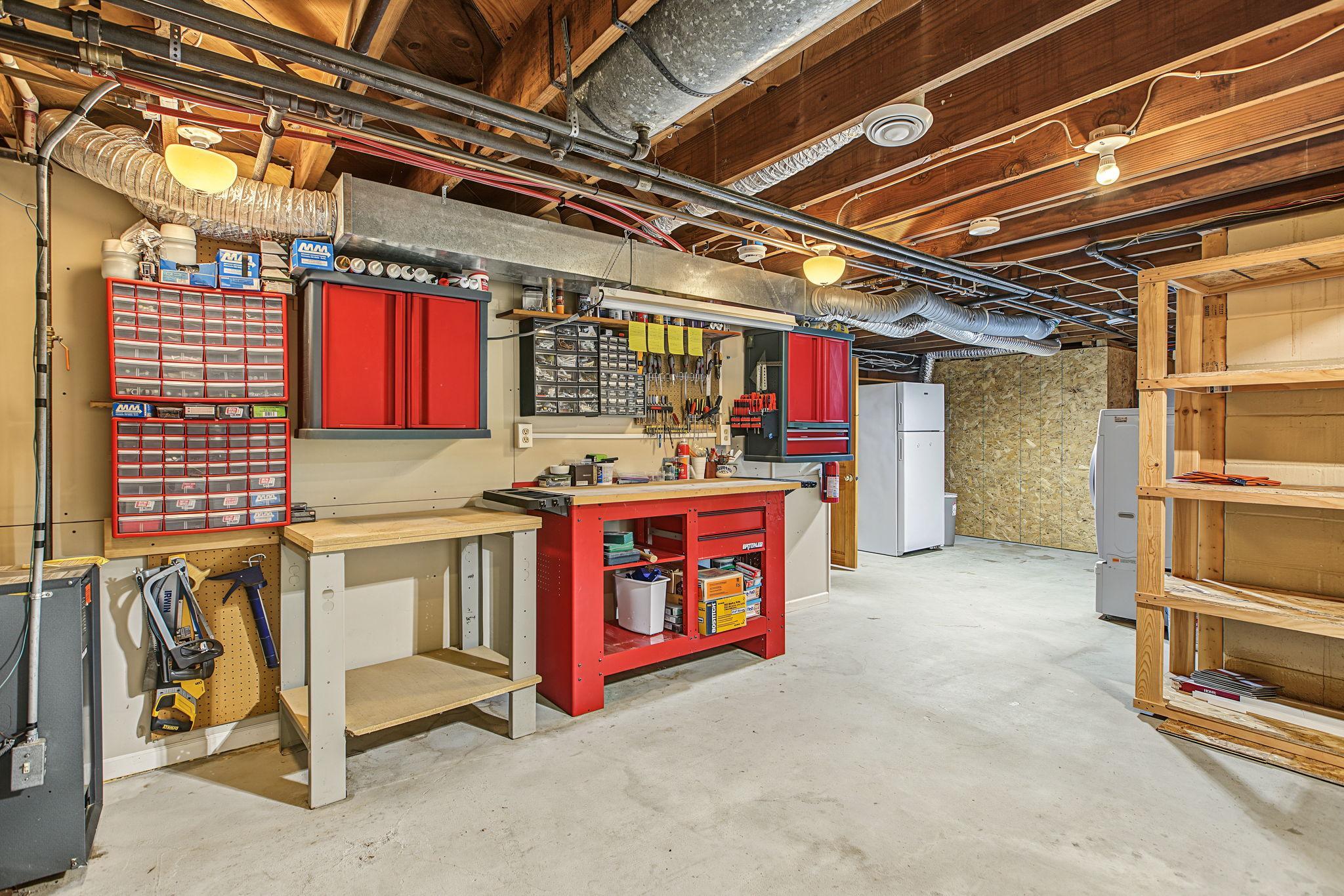 There is no need to sacrifice storage for finished square footage in this home!