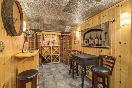 One of the best rooms in the house is also one of the most unexpected! Welcome to your very own wine cellar/speakeasy! When you visit the home, will you be able to find it?