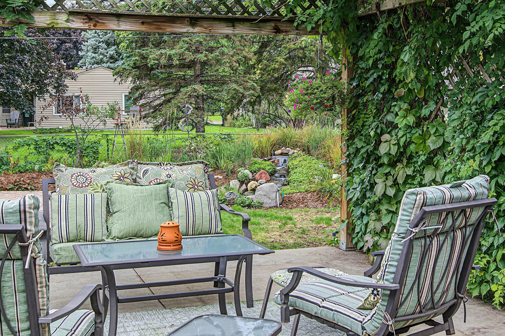 The backyard is truly exceptional!