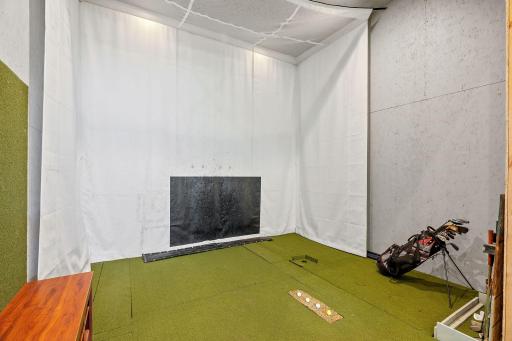 Incredible 35x70 finished Recreation Building featuring INDOOR basketball/sport court, golf zone, gaming & entertainment areas, Kitchenette, Baths, storage/hobby space & room for vehicles, toys or collections