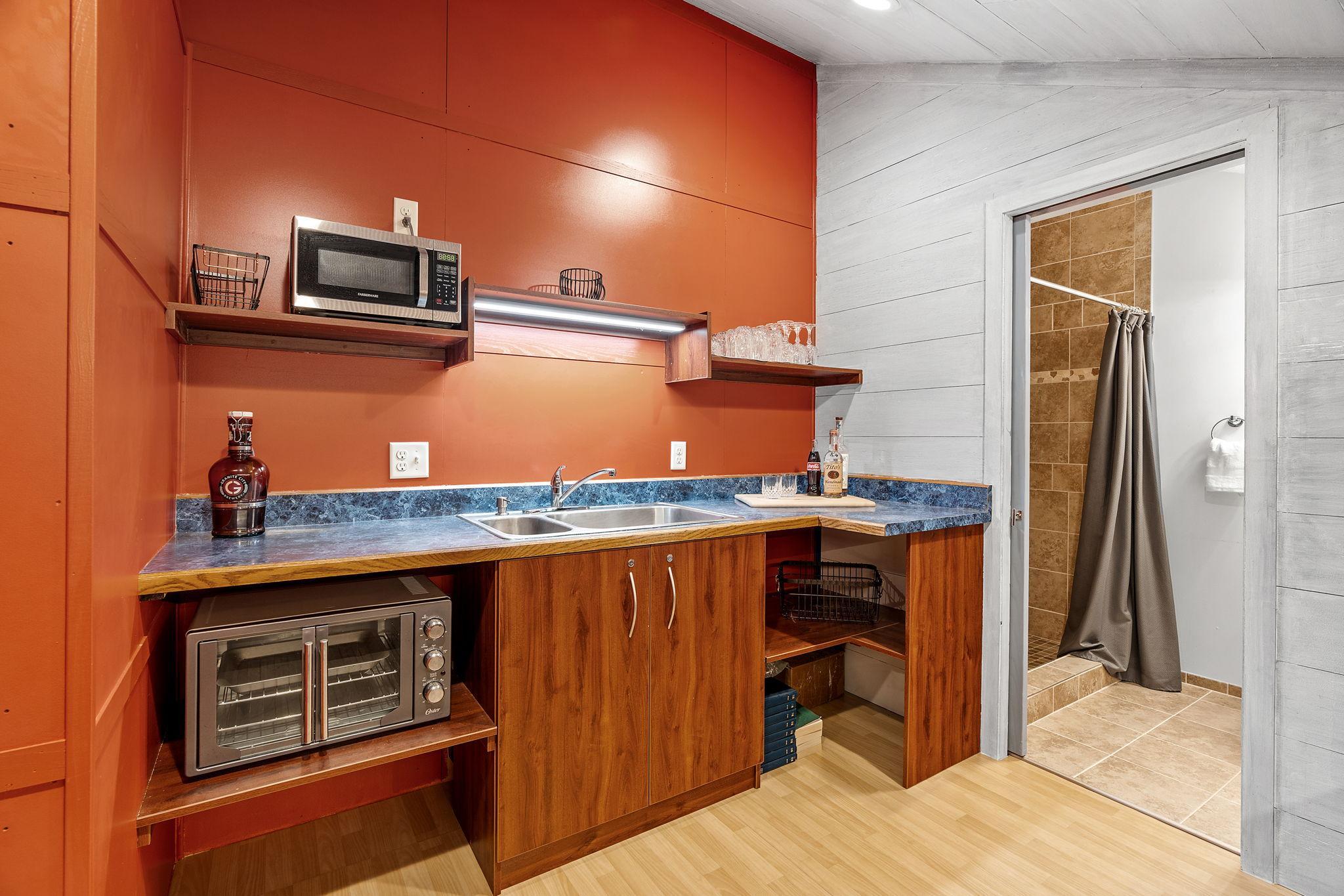 Recreation Building Upper Level Retreat w/ Kitchen & Bath