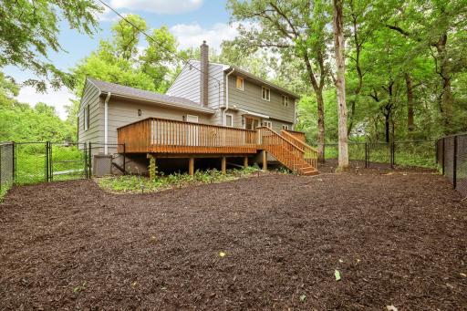 2025 Newly Fenced Yard, 2026 Mulch