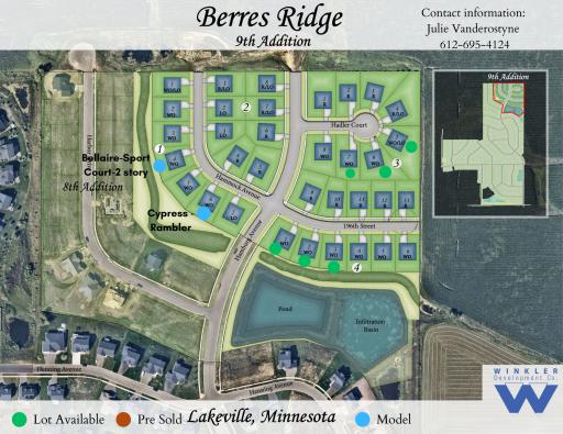 Berres Ridge 9TH addition available homes and lots