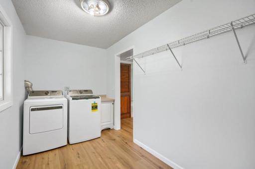 Deicated Laundry on main. New washer and dryer