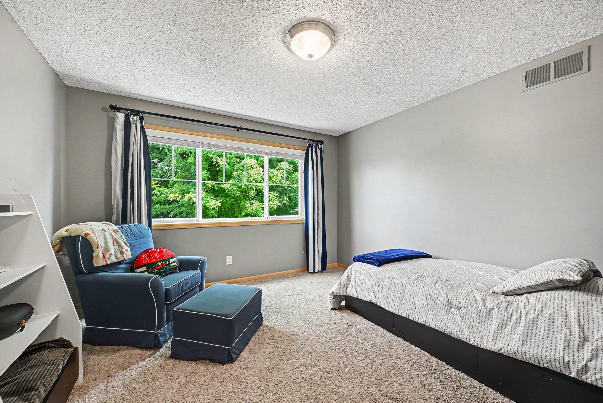 Upper-level bedroom, Shakopee MN home Bedroom 3