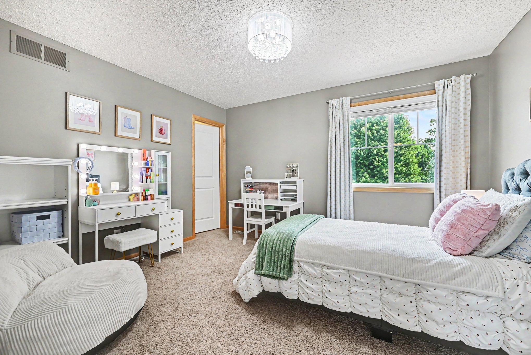 Upper-level bedroom with walk-in closet Bedroom 2