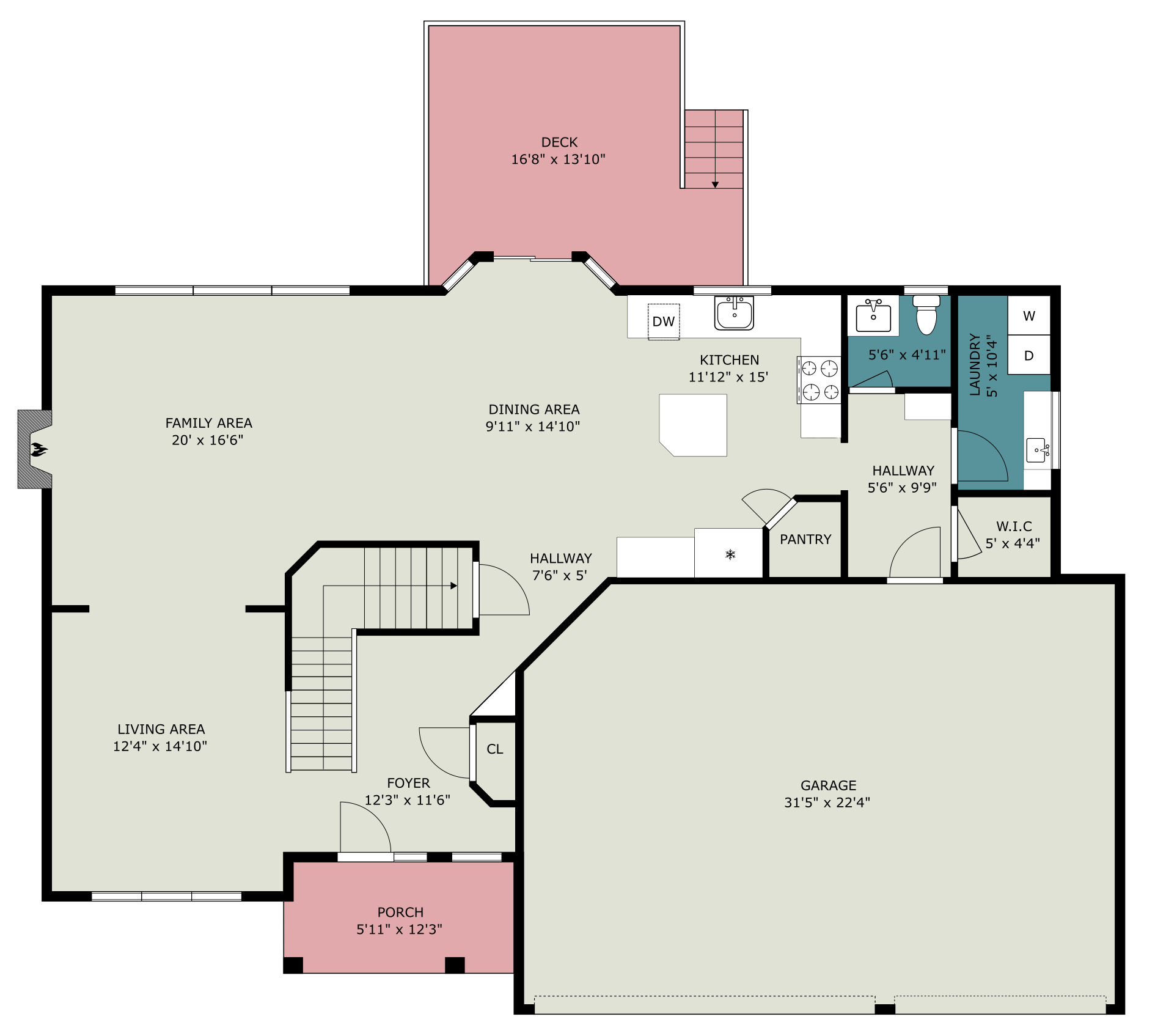 Main Level Floor Plan 1419 finished sqft.png