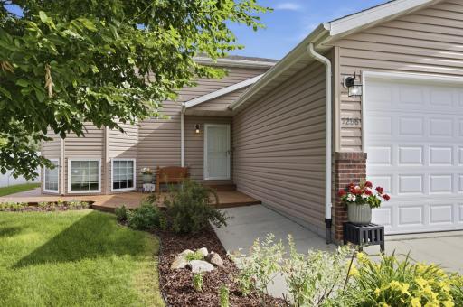 Front Exterior Wonderful Landscaping and Front Deck