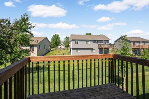 View from deck