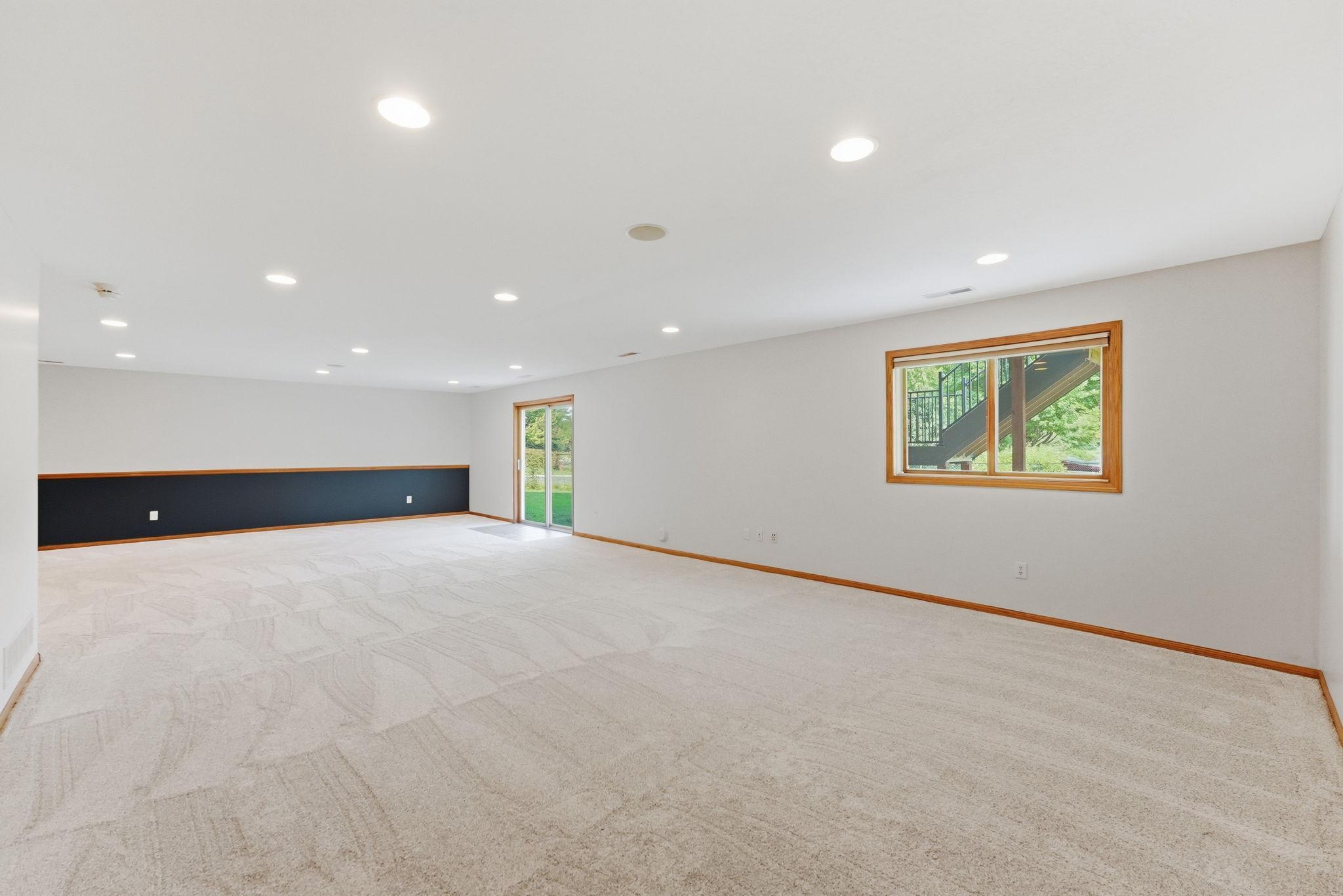 Finished basement