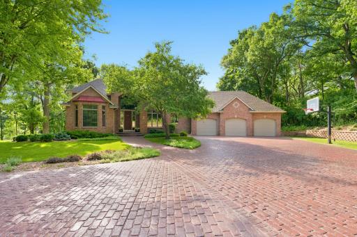 Oversized 3 car garage with ample exterior parking space.