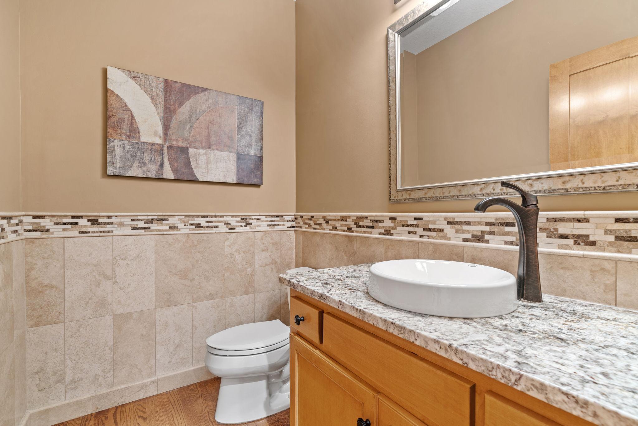 Main floor powder bath.