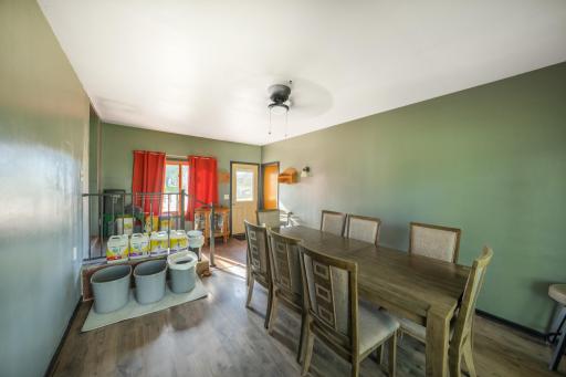 Large separate formal dining room walking out to patio and huge fenced yard!