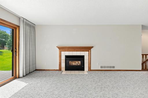 2003 28th Ave NW - gas fireplace in living room.