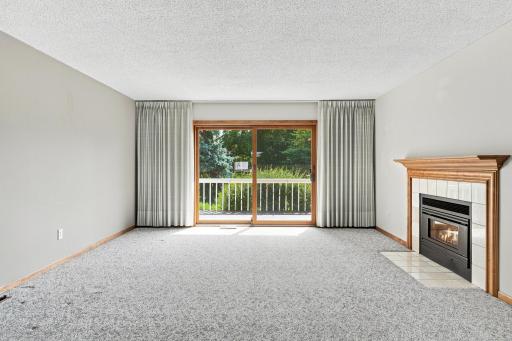 2003 28th Ave NW - living room, sliding door to deck.