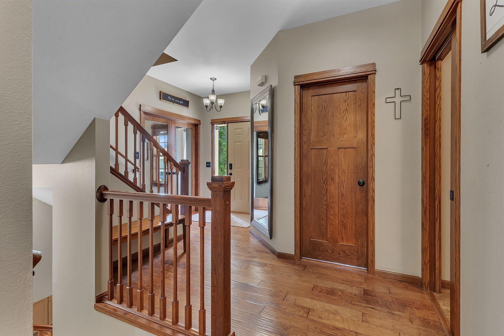 Main level open foyer