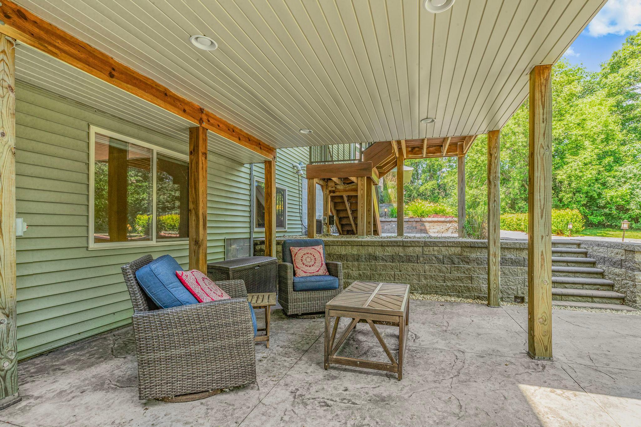Enjoy the comfort of the covered patio
