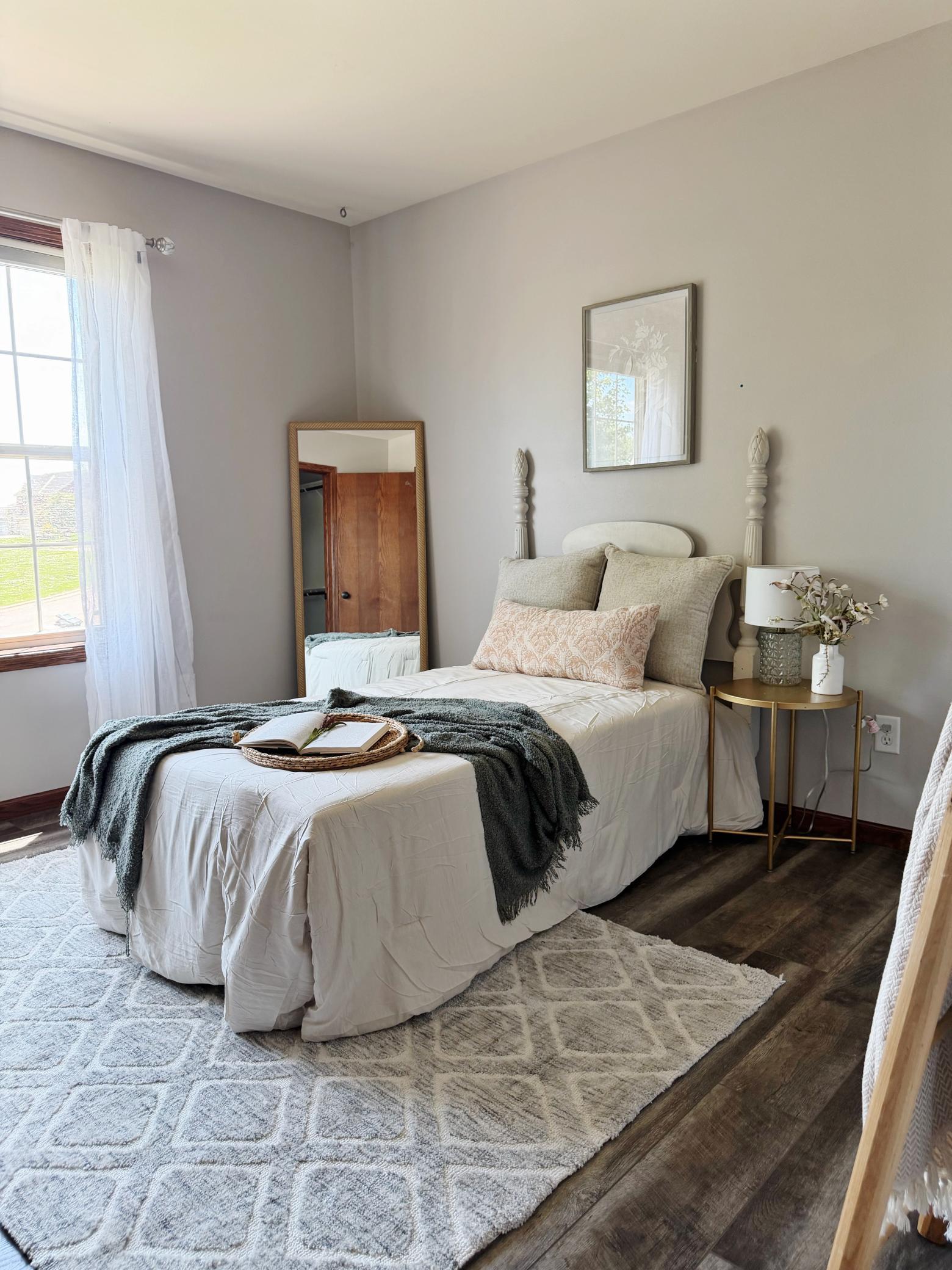 The comfortable bedrooms provide a peaceful treat