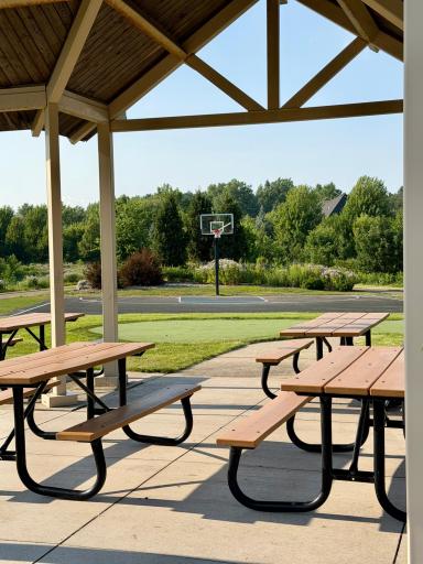 Picnic Area and Basketball Court 2 minute walk