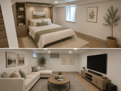 LL Family Room Enhanced By AI