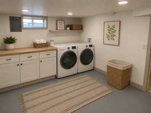 LL Laundry Room Enhanced by AI
