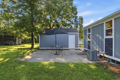 Patio & Detached Garage