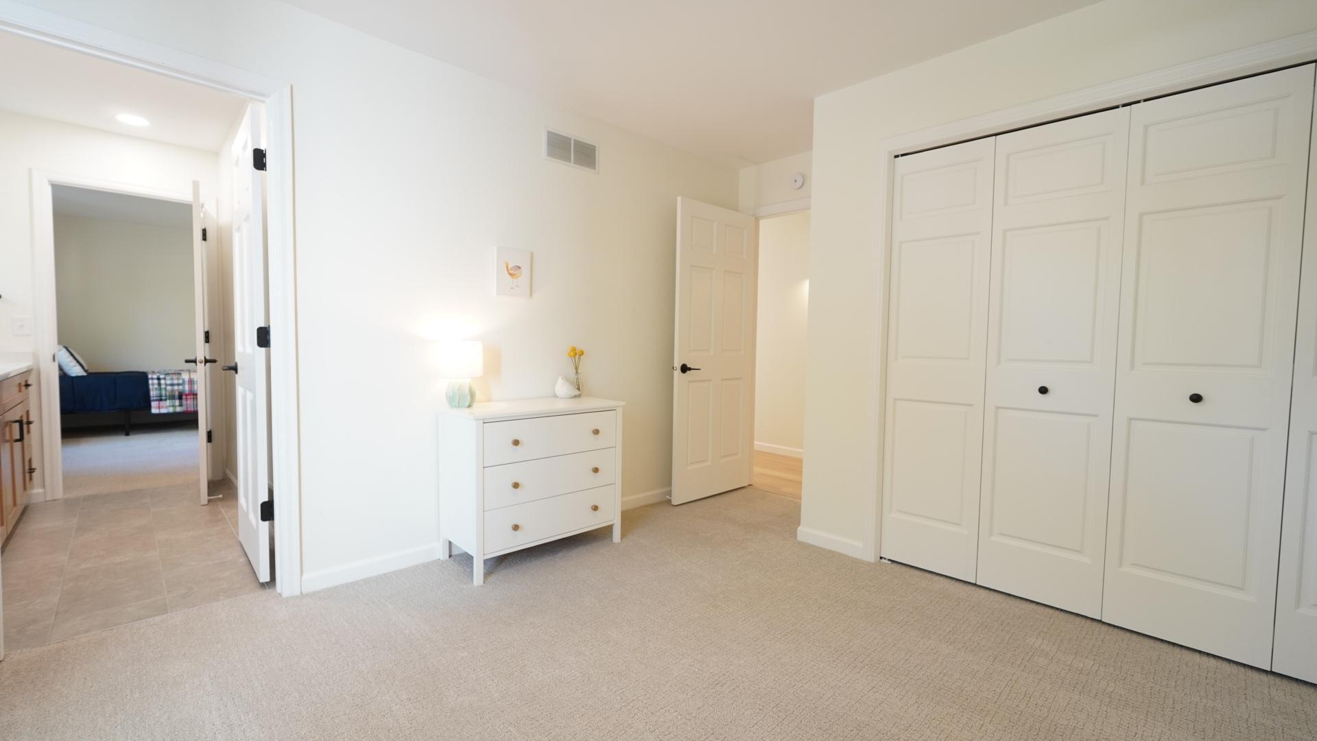 Bedroom 3 contains a large closet and is right off the newly remodeled Bath 4.