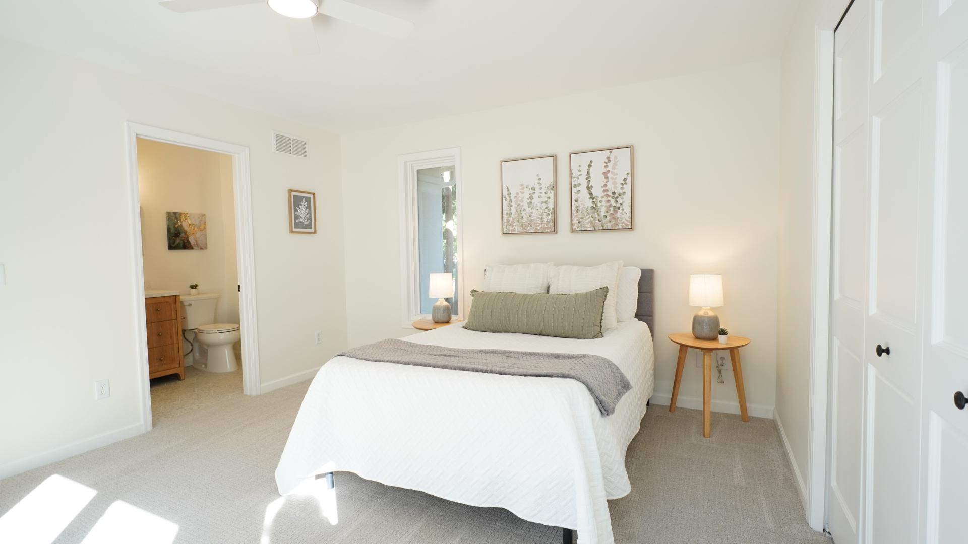 Bedroom 5 has a private, newly remodeled en-suite bath.