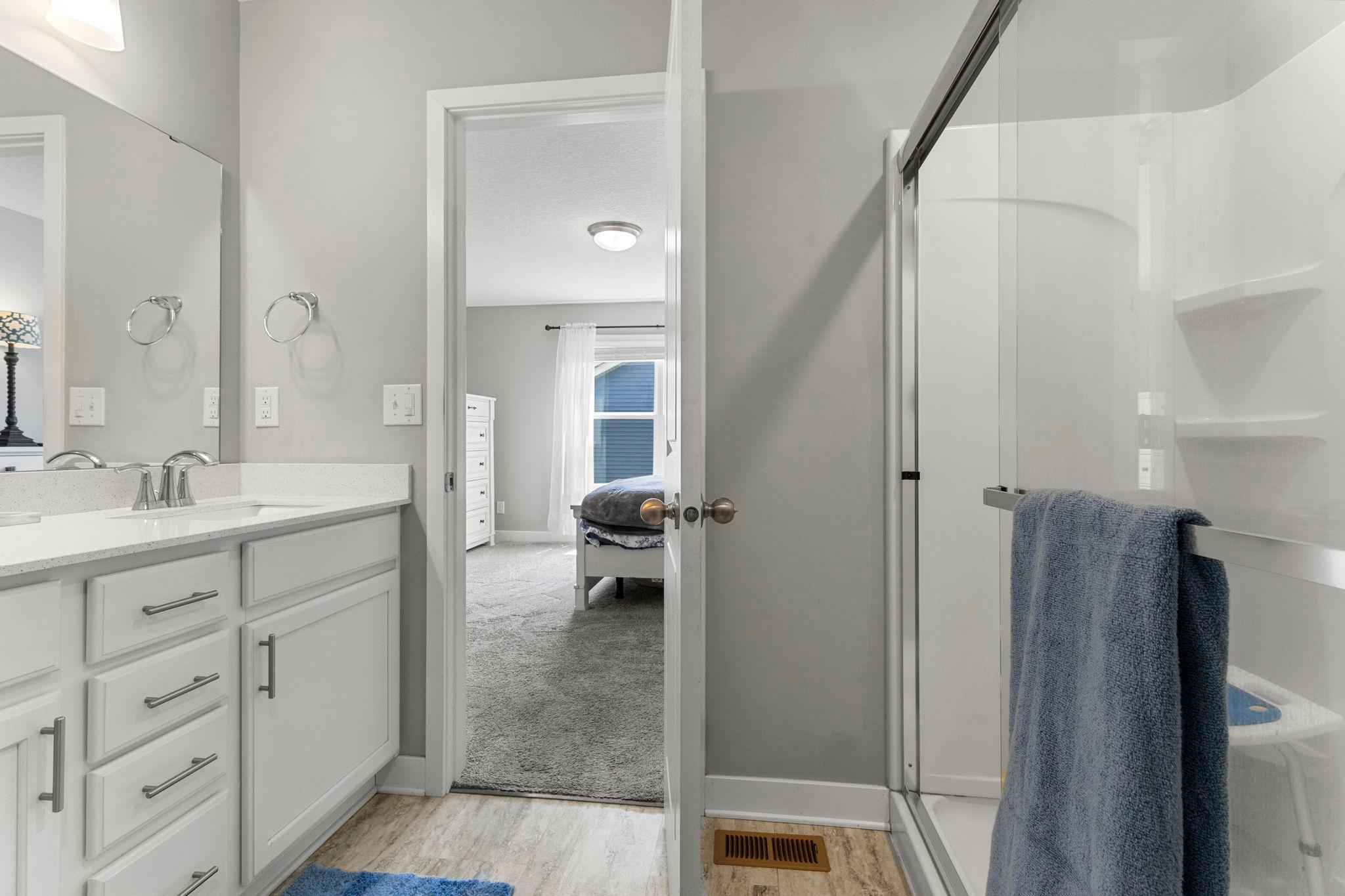 Private primary bathroom